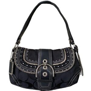 Coach | Bags | Vintage Coach Signature Soho Canvas Leather
